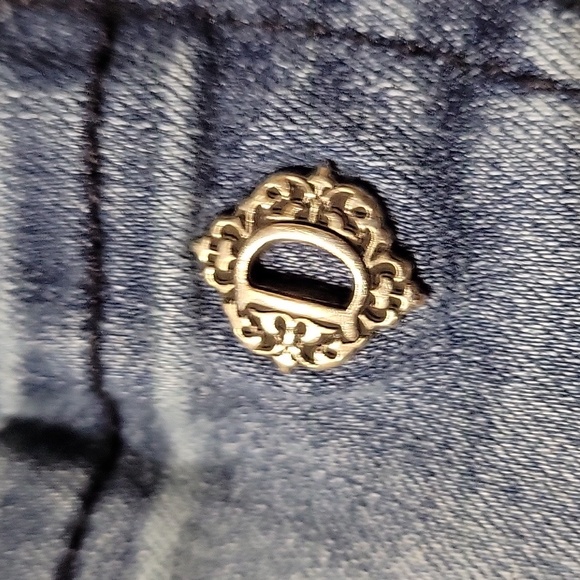 Democracy Women's Blue Skinny Jeans Sz12 - Picture 3 of 9